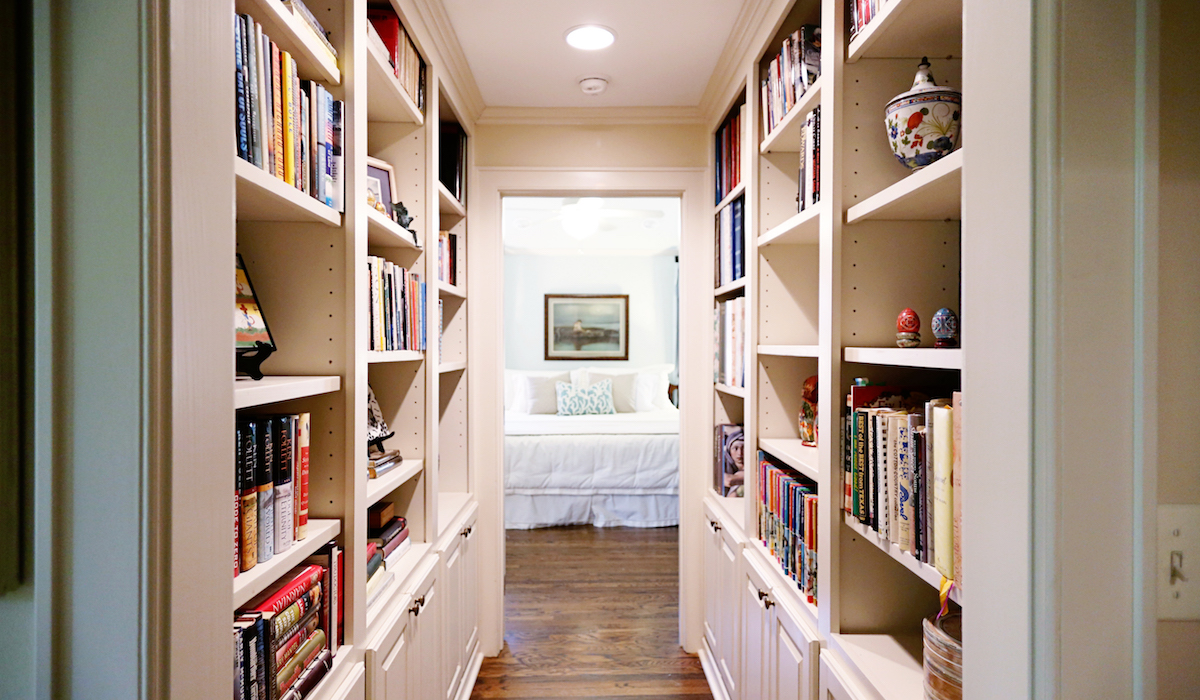 Hallway with Bookcase
