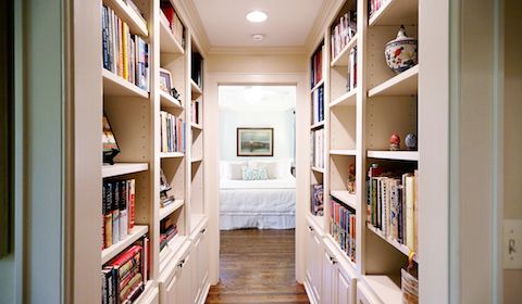 Hallway with Bookcase